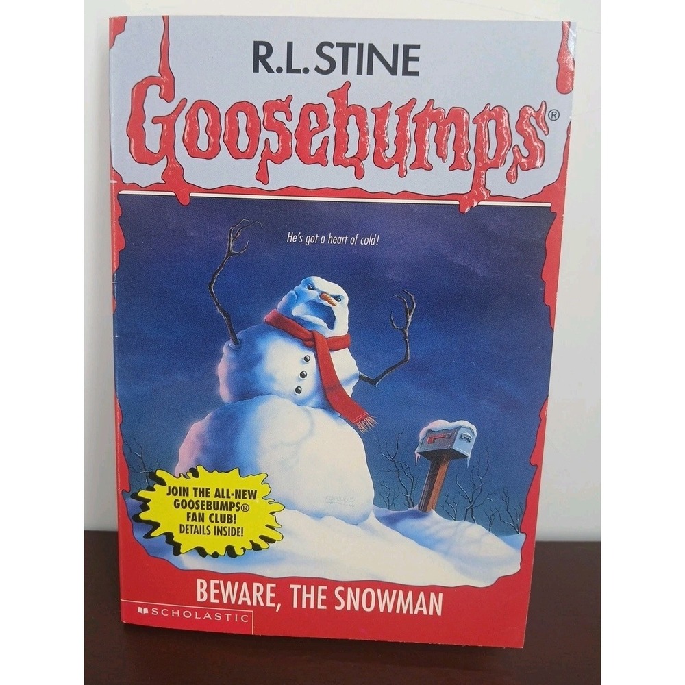 Goosebumps Beware, the Snowman by R.L. Stine Paperback First Print